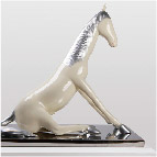 Yu Fan, Horse with Silver Maned No.4, Bronze, 110cm x 103cm x 45cm, 2008